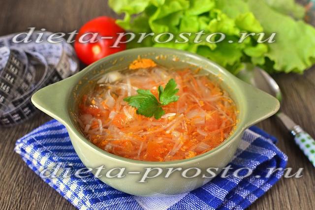 Овощной суп для похудения